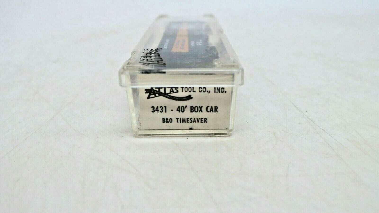 40' PS1 BOXCAR " B&O TIMESAVER" UNIVERSAL ATLAS 3431 NEW - WISE GUYS HOBBIES LLC