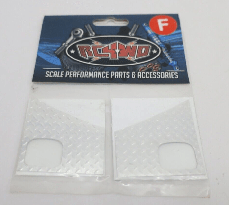RC4WD DIAMOND PLATE REAR FENDER QUARTERS AXIAL CRAWLER JEEP RUBICON Z-S0973 - WISE GUYS HOBBIES LLC