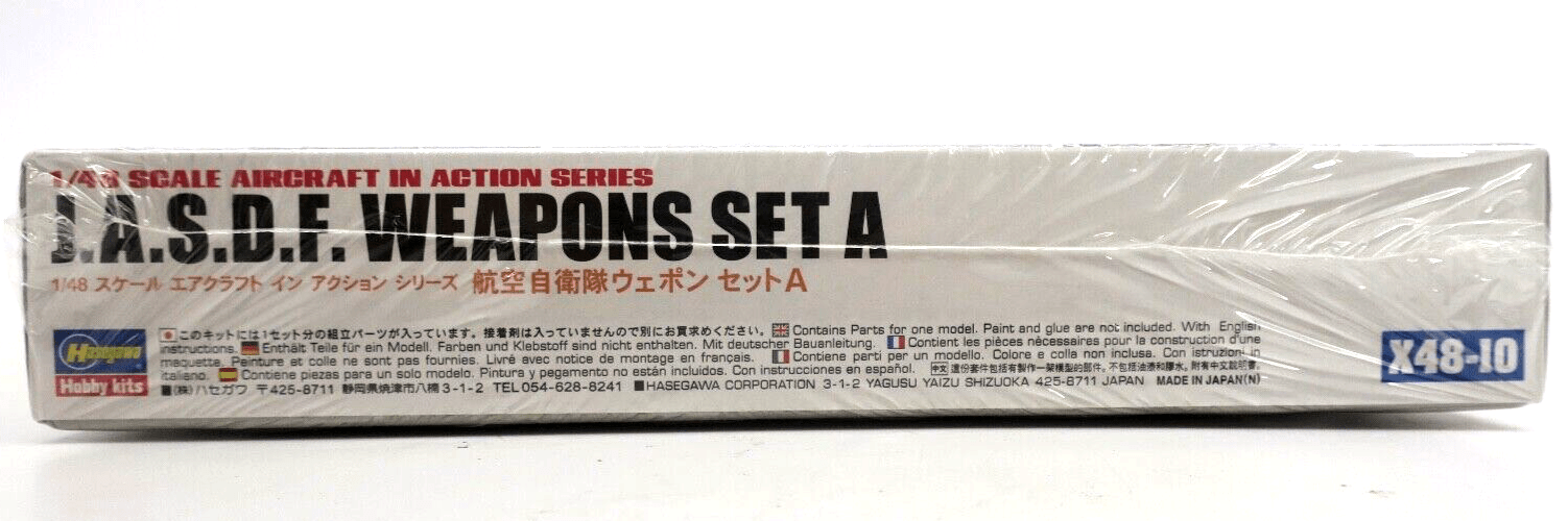 Hasegawa 1/48 JASDF Weapons Set A Model Kit X48-10 - WISE GUYS HOBBIES LLC