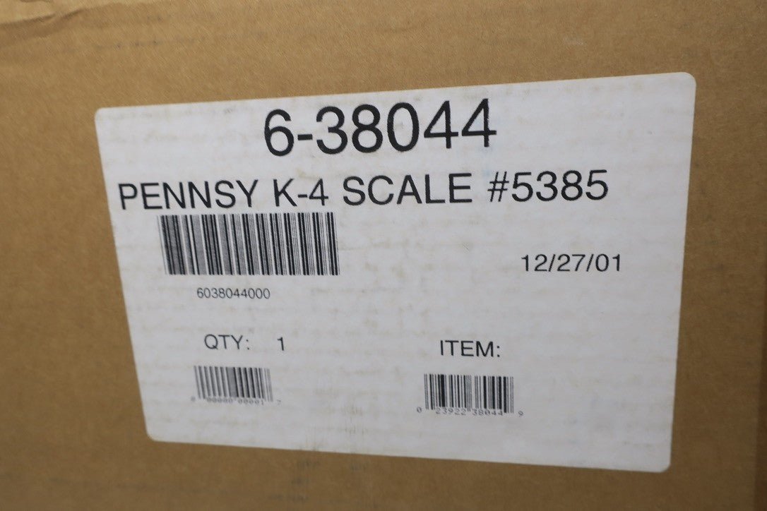 Lionel 6 - 38044 TMCC Pennsylvania PRR 4 - 6 - 2 K - 4 steam engine 5385 EX - WISE GUYS HOBBIES LLC