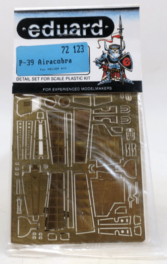 Eduard Photo Etch 1/72 P - 39 Airacobra Detail Set 72 - 123 - WISE GUYS HOBBIES LLC