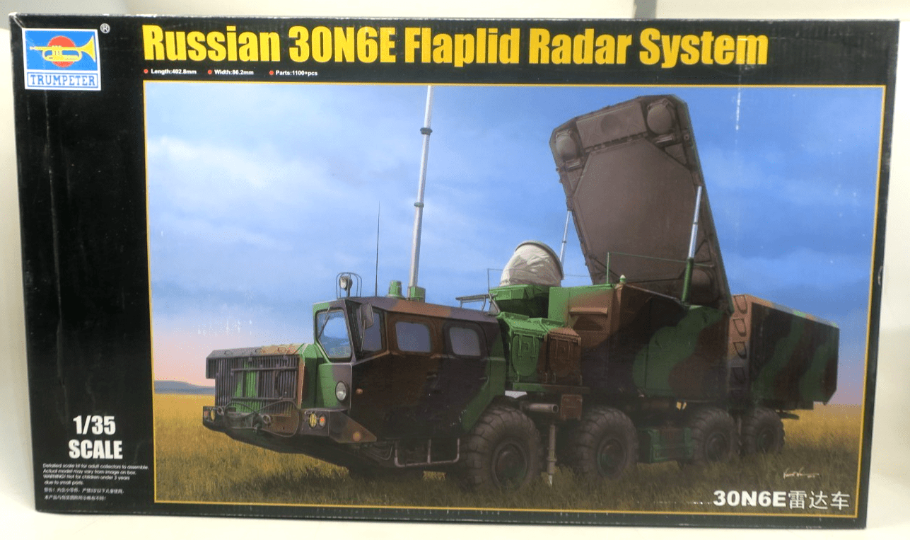Trumpeter 1/35 Russian 30N6E Flaplid Radar System Plastic Model Kit 01043 - WISE GUYS HOBBIES LLC