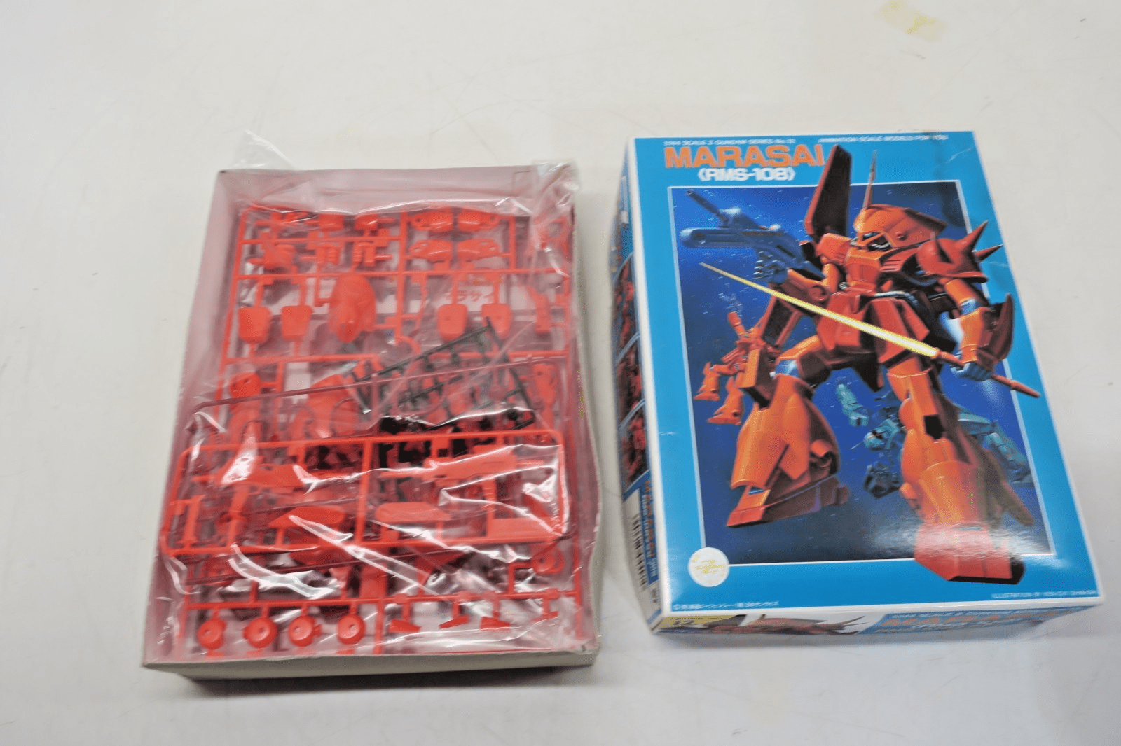 Vintage Bandai No-Grade 1/144 Marasai RMS-108 Plastic Model Kit 0504491-500 - WISE GUYS HOBBIES LLC