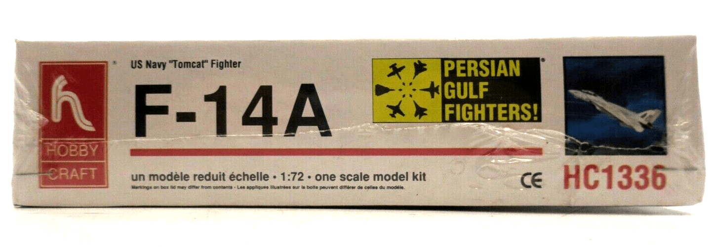 Hobbycraft 1/72 F-14A Fighter Model Kit 1336 - WISE GUYS HOBBIES LLC