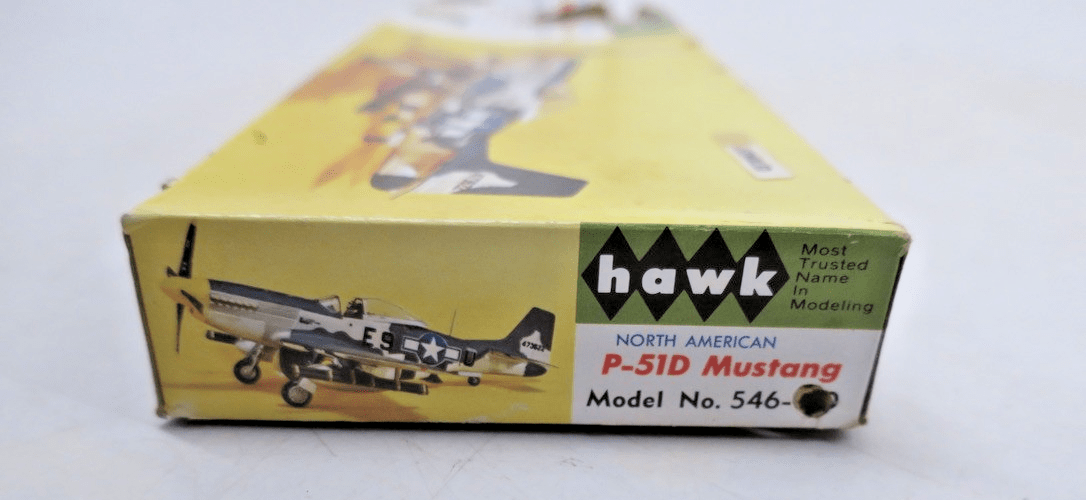 Hawk 1/4" P - 51D Mustang Model Kit 546 - 130 - WISE GUYS HOBBIES LLC
