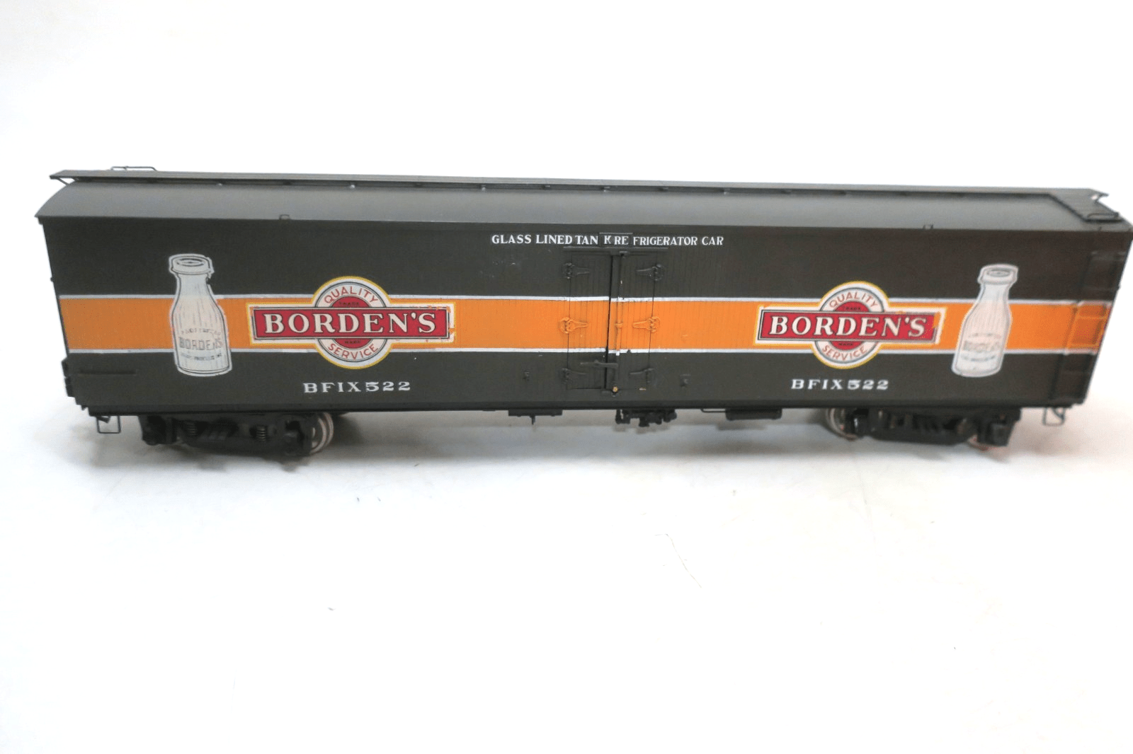 Precision Scale/PSC 16119 Brass 50' Pfaudler Milk Tank Car Reefer Borden's - WISE GUYS HOBBIES LLC