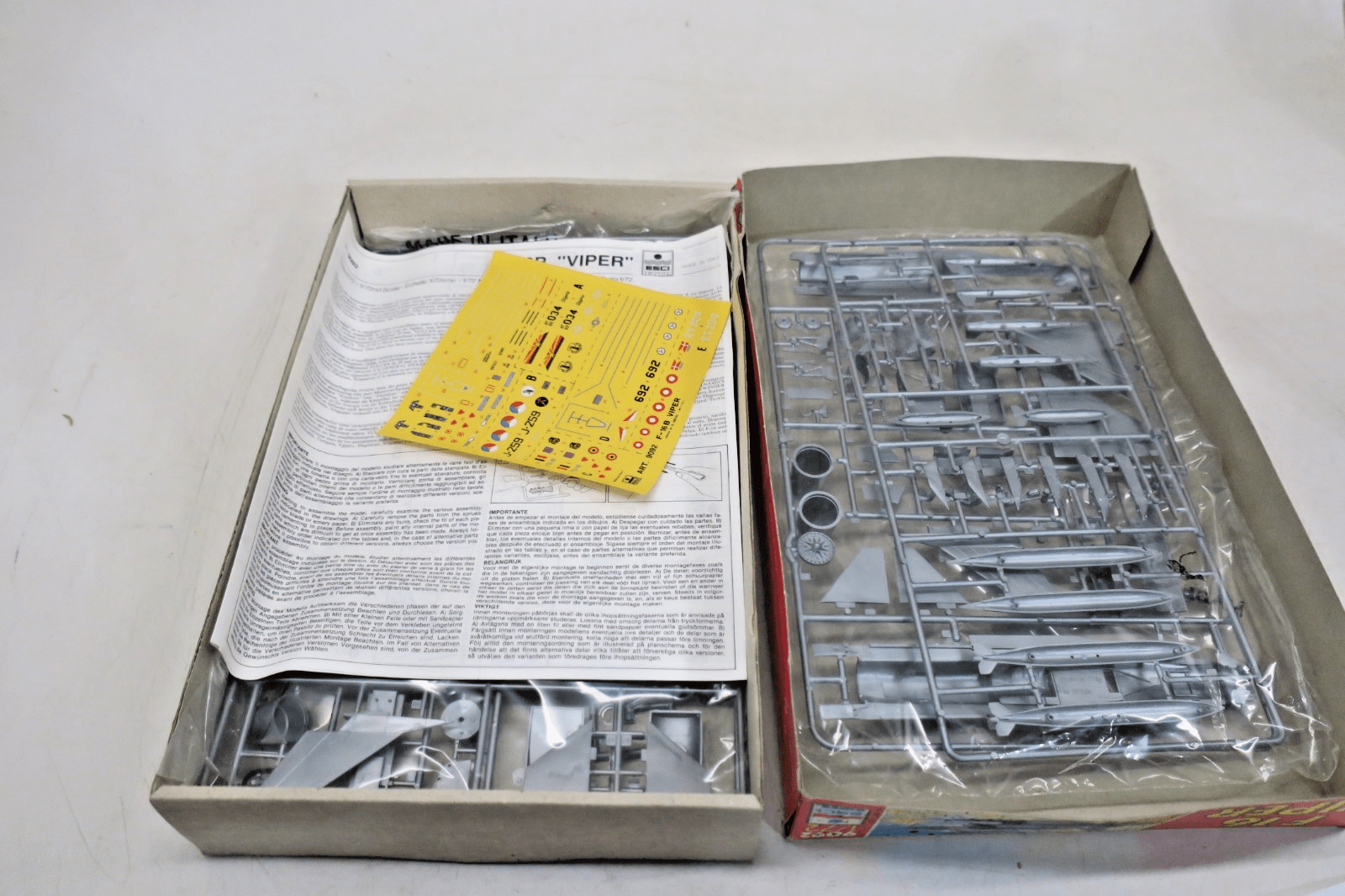 ESCI 1/72 F16 - Viper Model Kit 9092 - WISE GUYS HOBBIES LLC