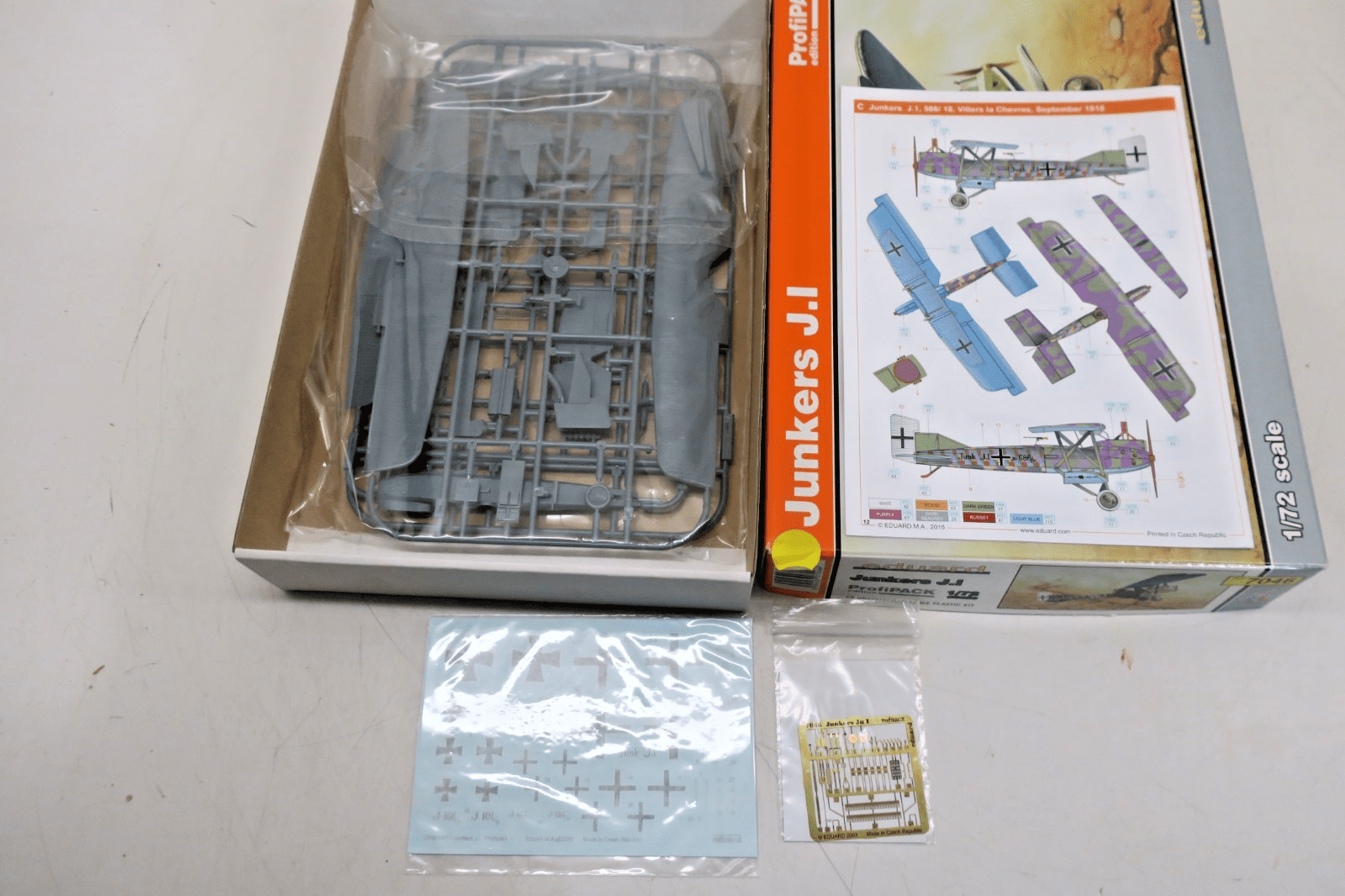 Eduard 1/72 Junkers J.I Plastic Model Kit 7046 - WISE GUYS HOBBIES LLC