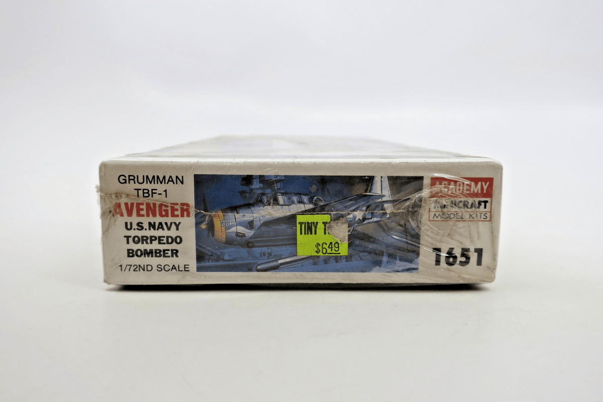 Academy 1/72 Grumman TBF - 1 Avenger Model Kit 1651 - WISE GUYS HOBBIES LLC