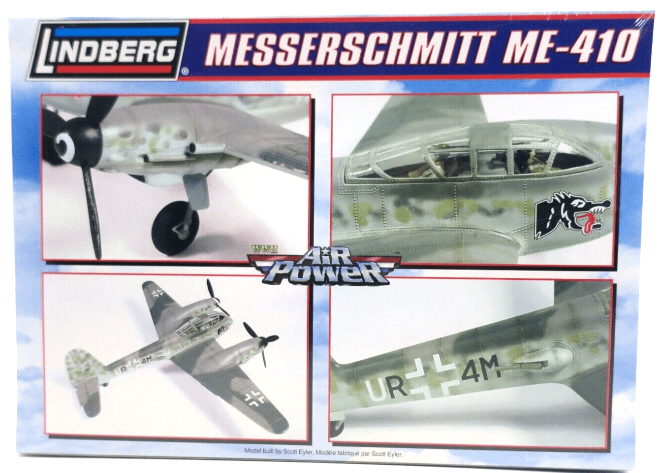 Lindberg Air Power 1/72 Messerschmitt ME-410 Model Kit No. 70517 - WISE GUYS HOBBIES LLC