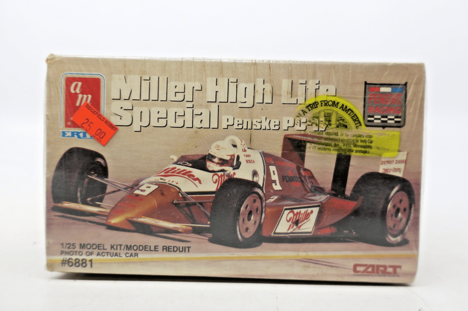 AMT ERTL 1/25 MILLER HIGH LIFE Special Penske PC-17 Model Kit 6881 - WISE GUYS HOBBIES LLC