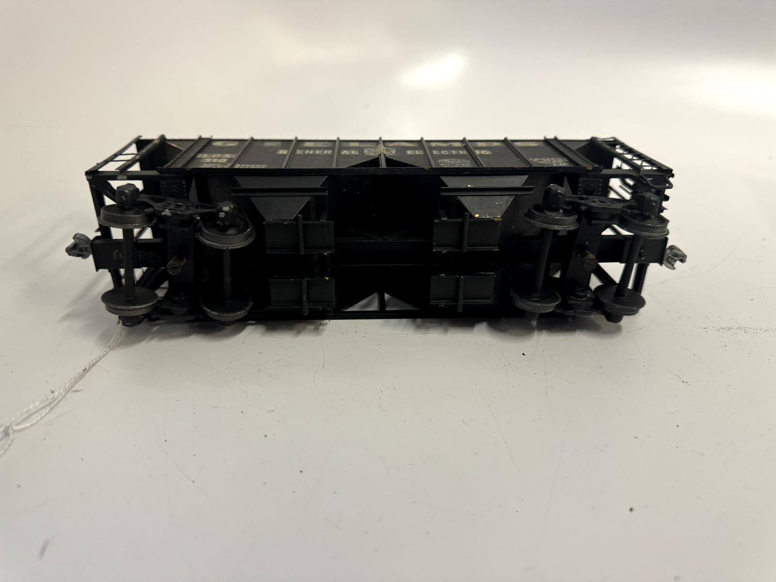 US HOBBIES GE GENERAL ELECTRIC SLAB SIDE COVERED HOPPER CUSTOM - KTM O SCALE 2R - WISE GUYS HOBBIES LLC