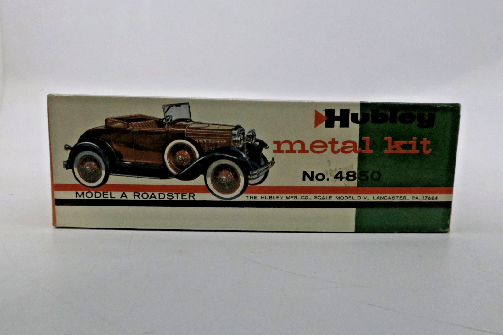 Vintage Hubley Model A Roadster Model Kit 4850 - WISE GUYS HOBBIES LLC