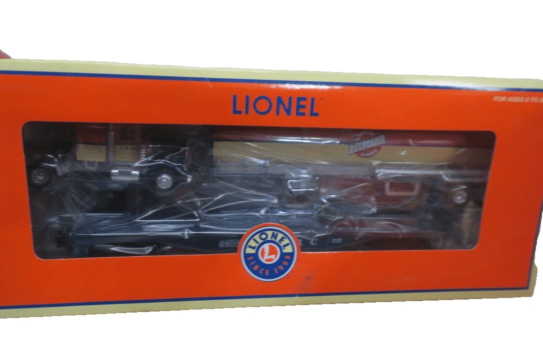 Lionel O Gauge 6 - 26382 LRRC Flatcar with Tanker 26382 - WISE GUYS HOBBIES LLC