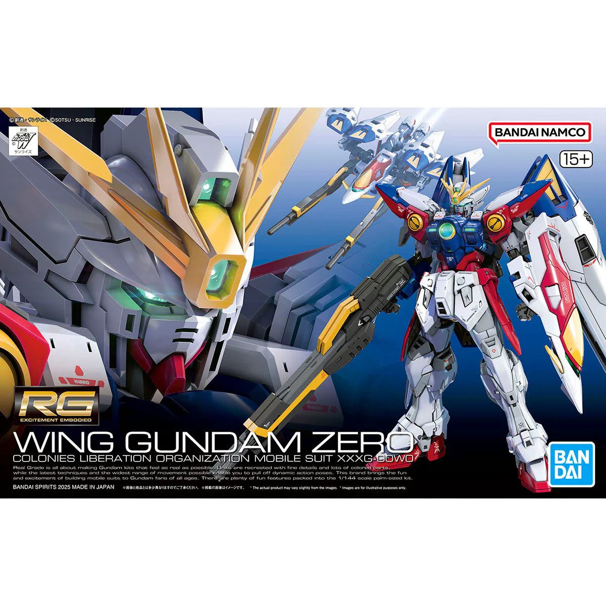 RG 1/144 43 Wing Gundam Zero Model Kit - WISE GUYS HOBBIES LLC