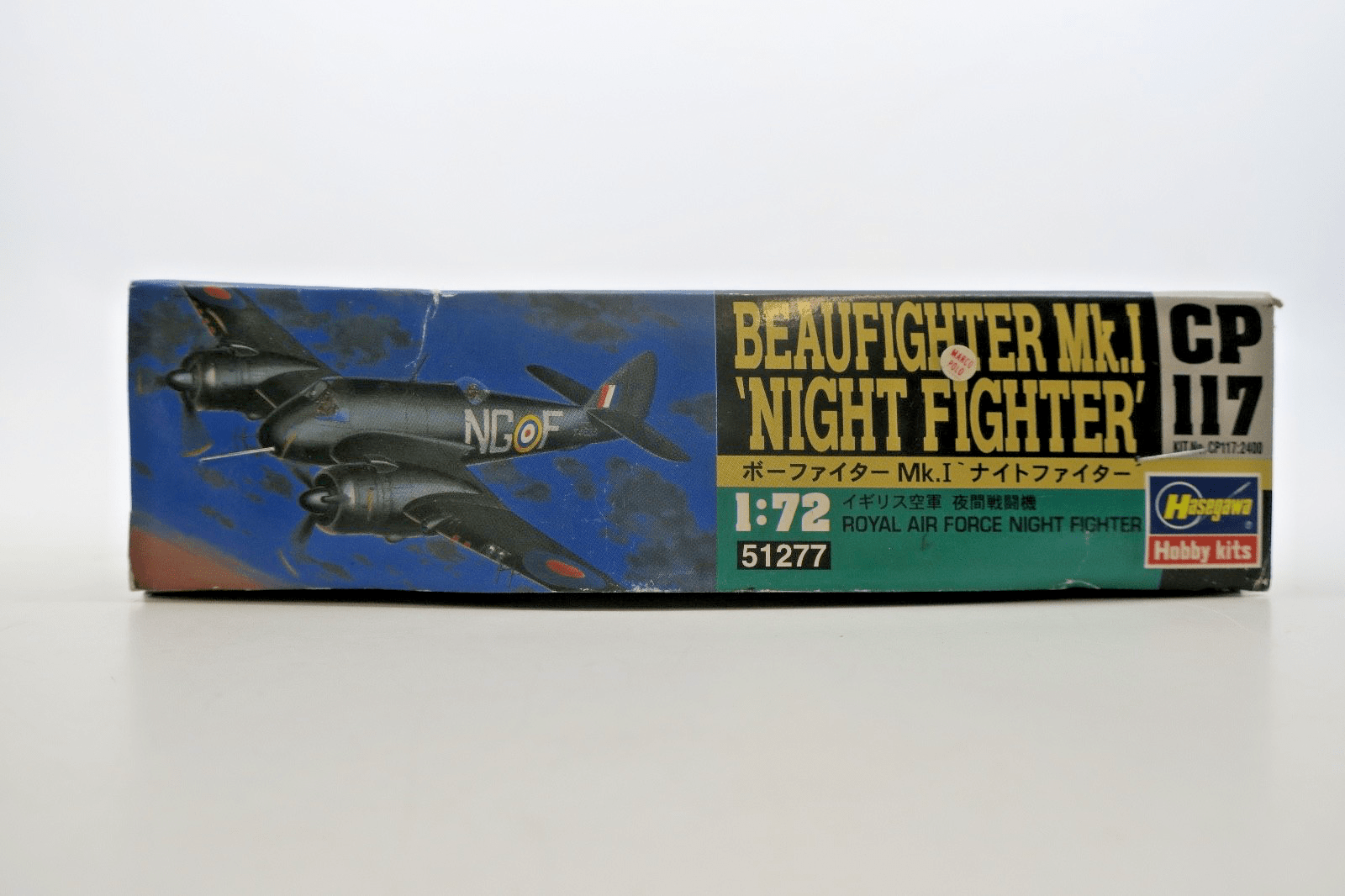 Hasegawa 1/72 Beaufighter Mk. I Night Fighter Model Kit - WISE GUYS HOBBIES LLC