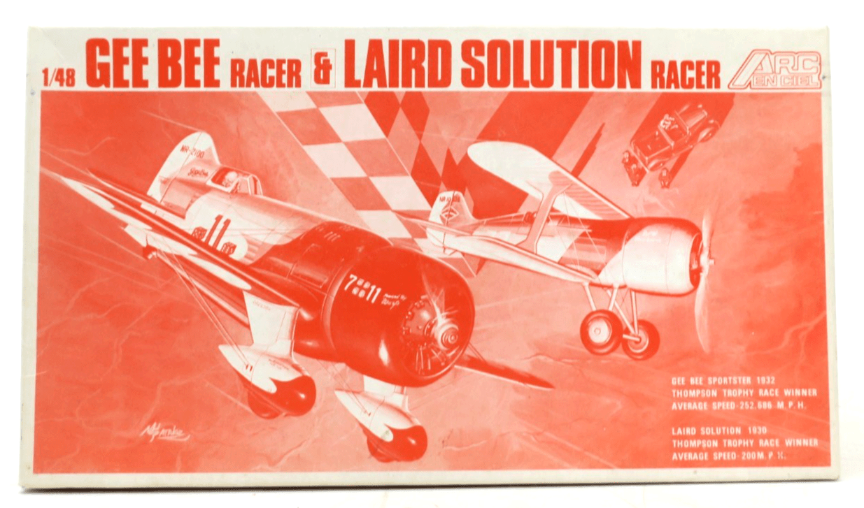 Arc En Ciel 1/48 Gee Bee And Laird Solution Racer Model Kit AA - 004 BLUE SPRUE - WISE GUYS HOBBIES LLC