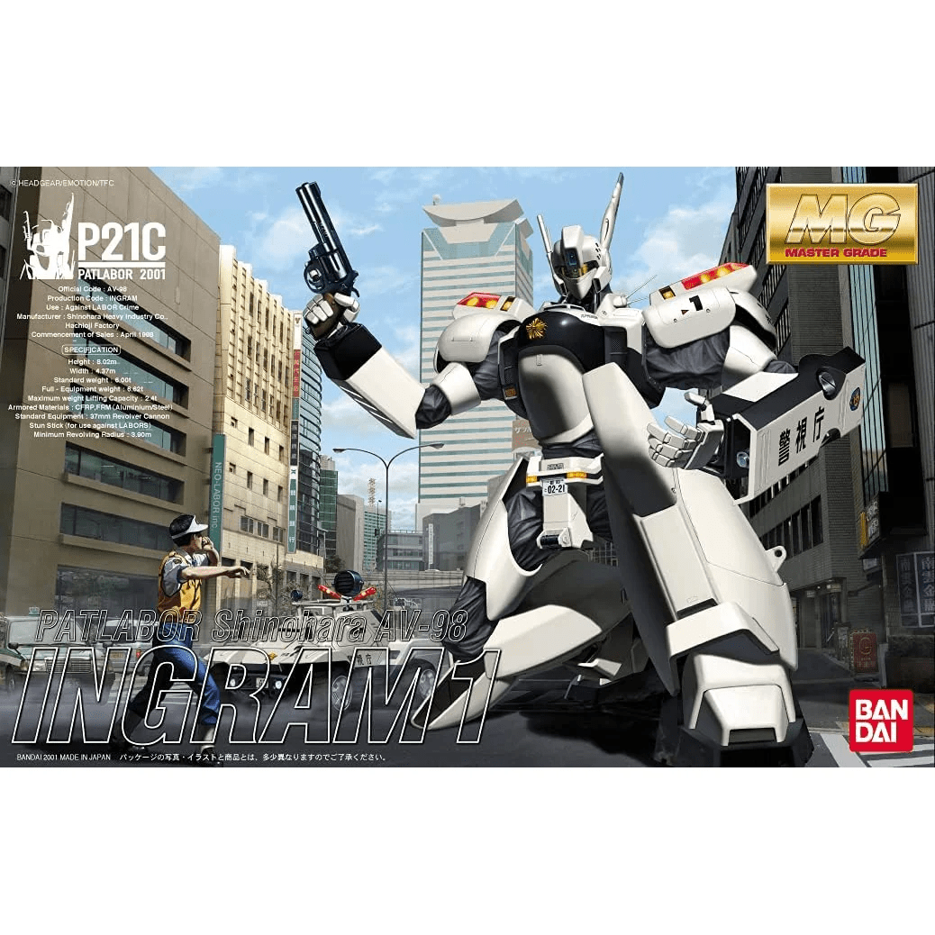 Bandai Patlabor MG 1/35 AV-98 Ingram 1 Model Kit - WISE GUYS HOBBIES LLC