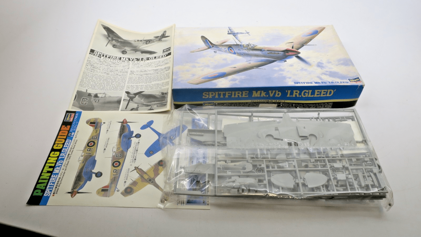 Hasegawa 1/48 Spitfire Mk.Vb I.R.Gleed Model Kit 09106 - WISE GUYS HOBBIES LLC