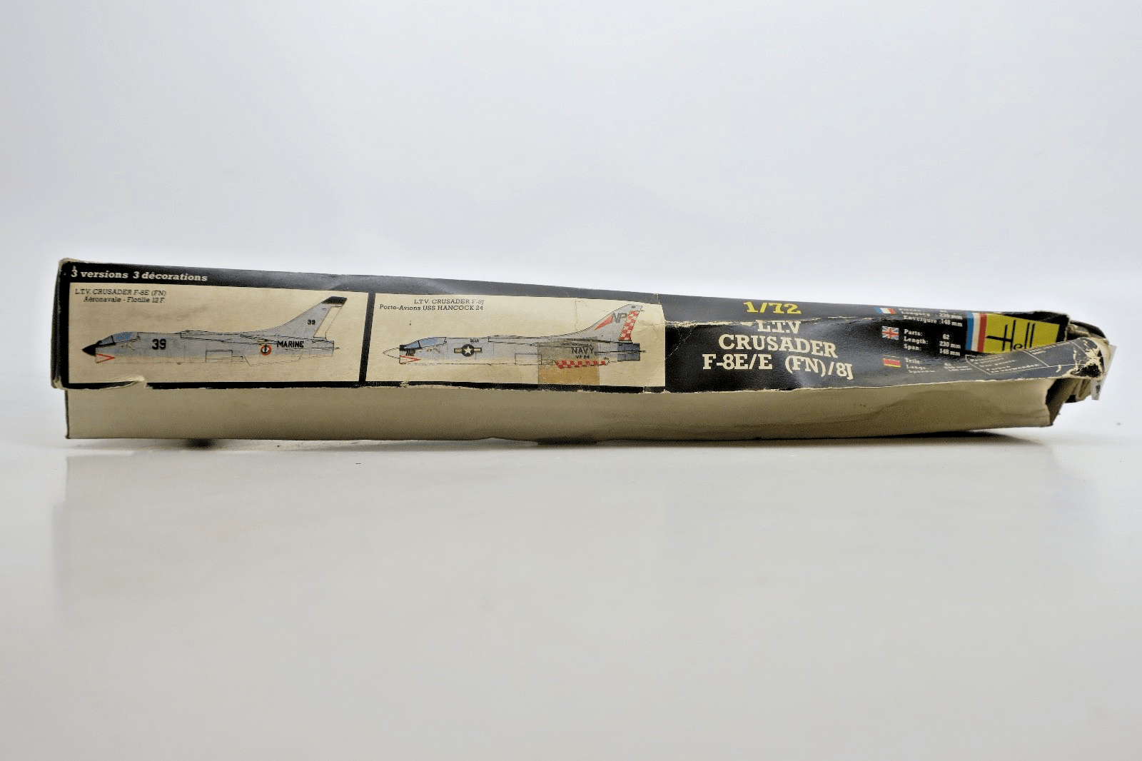 Heller 1/72 L.T.V Crusader F - 8E/E(FN)/8J Model Kit N259 - WISE GUYS HOBBIES LLC