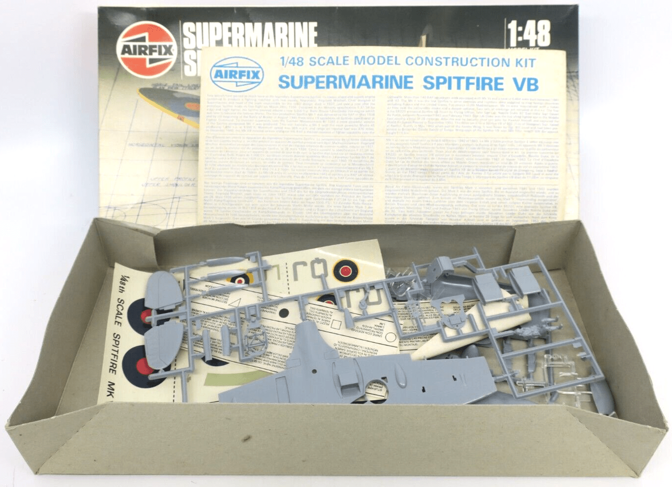 Airfix 1/48 Supermarine Spitfire VB 904100 Model Kit - WISE GUYS HOBBIES LLC