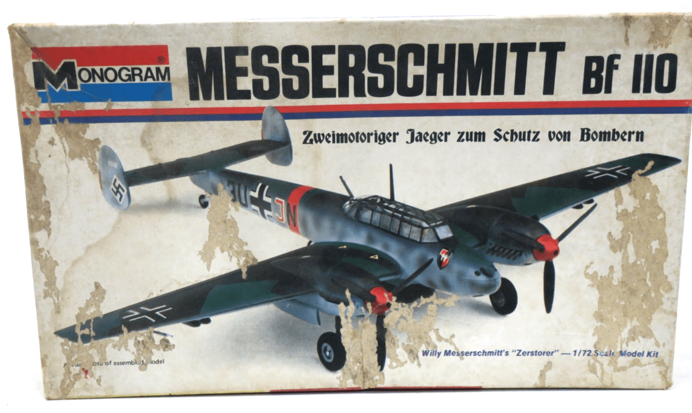 Monogram 1/72 Messerschmitt BF - 110 Model Kit 6812 - WISE GUYS HOBBIES LLC