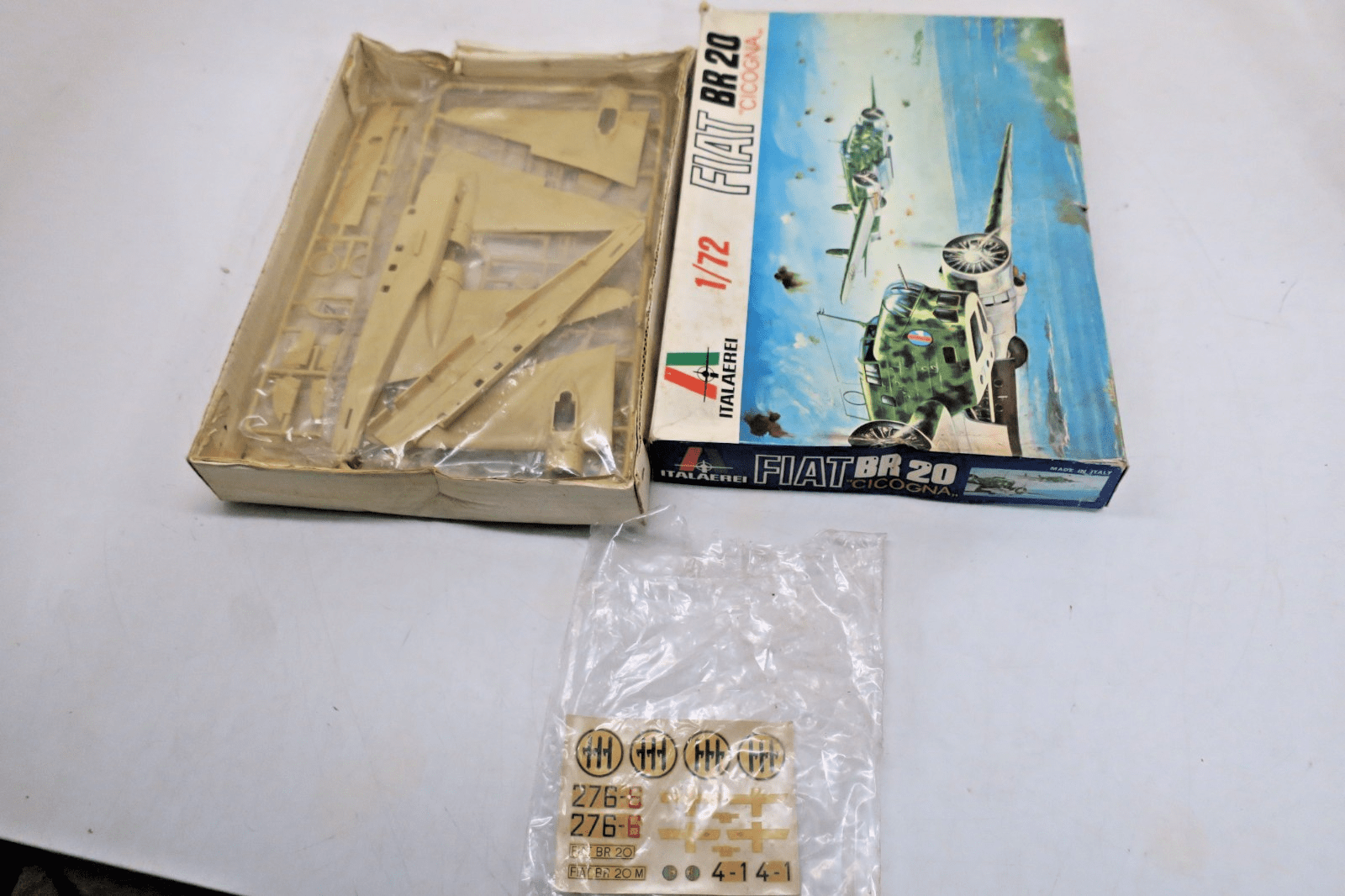 Italeri 1/72 Fiat BR 20 Cicogna Model Kit 103 - WISE GUYS HOBBIES LLC