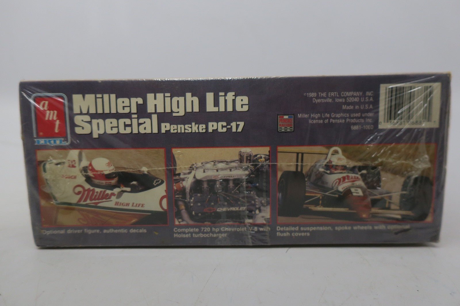 AMT ERTL 1/25 MILLER HIGH LIFE Special Penske PC-17 Model Kit 6881 - WISE GUYS HOBBIES LLC