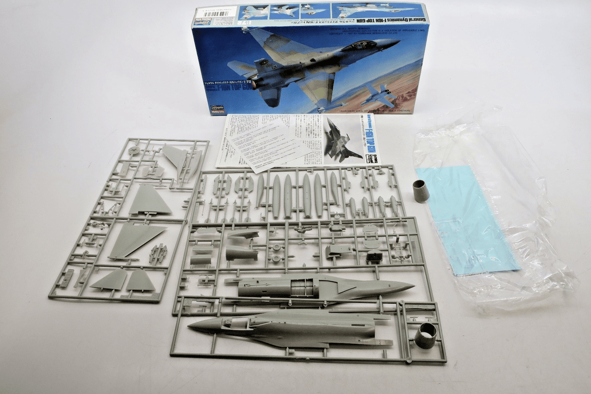 Hasegawa 1/72 F - 16N Top Gun Model Kit 718 - WISE GUYS HOBBIES LLC