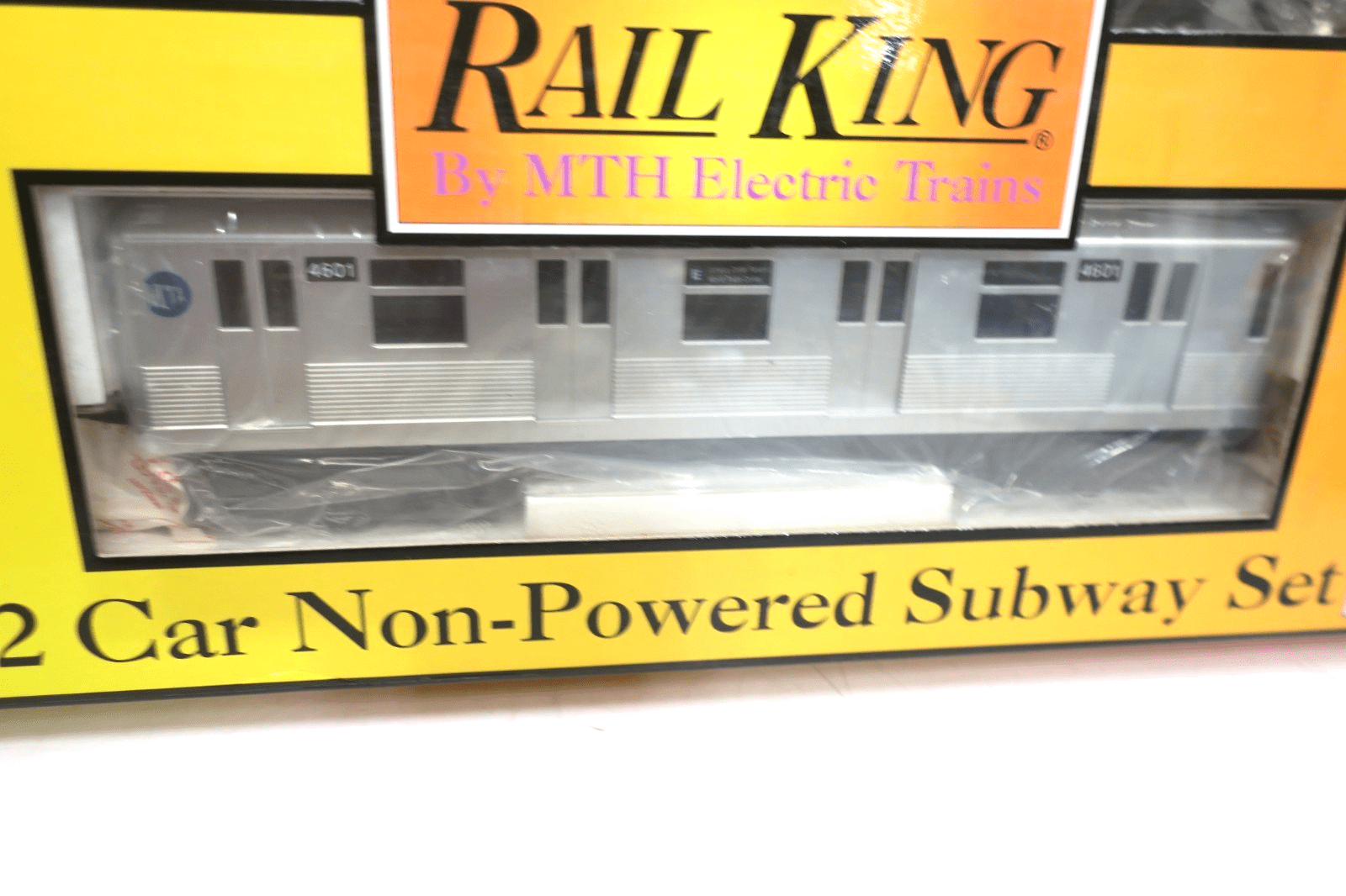 MTH RailKing 30 - 2163 MTA Non - Powered 2 - Car Subway Add On Set O New E New York - WISE GUYS HOBBIES LLC