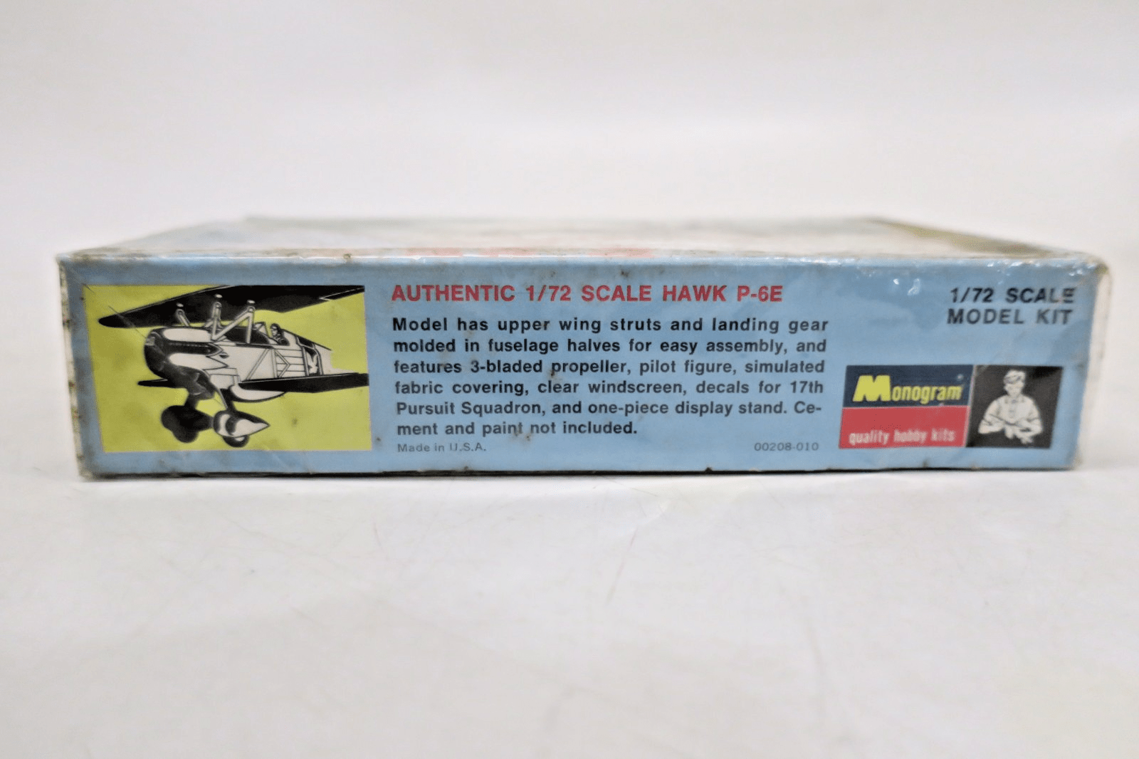 Monogram 1/72 Hawk P - 6E Model Kit PA208 SEALED - WISE GUYS HOBBIES LLC