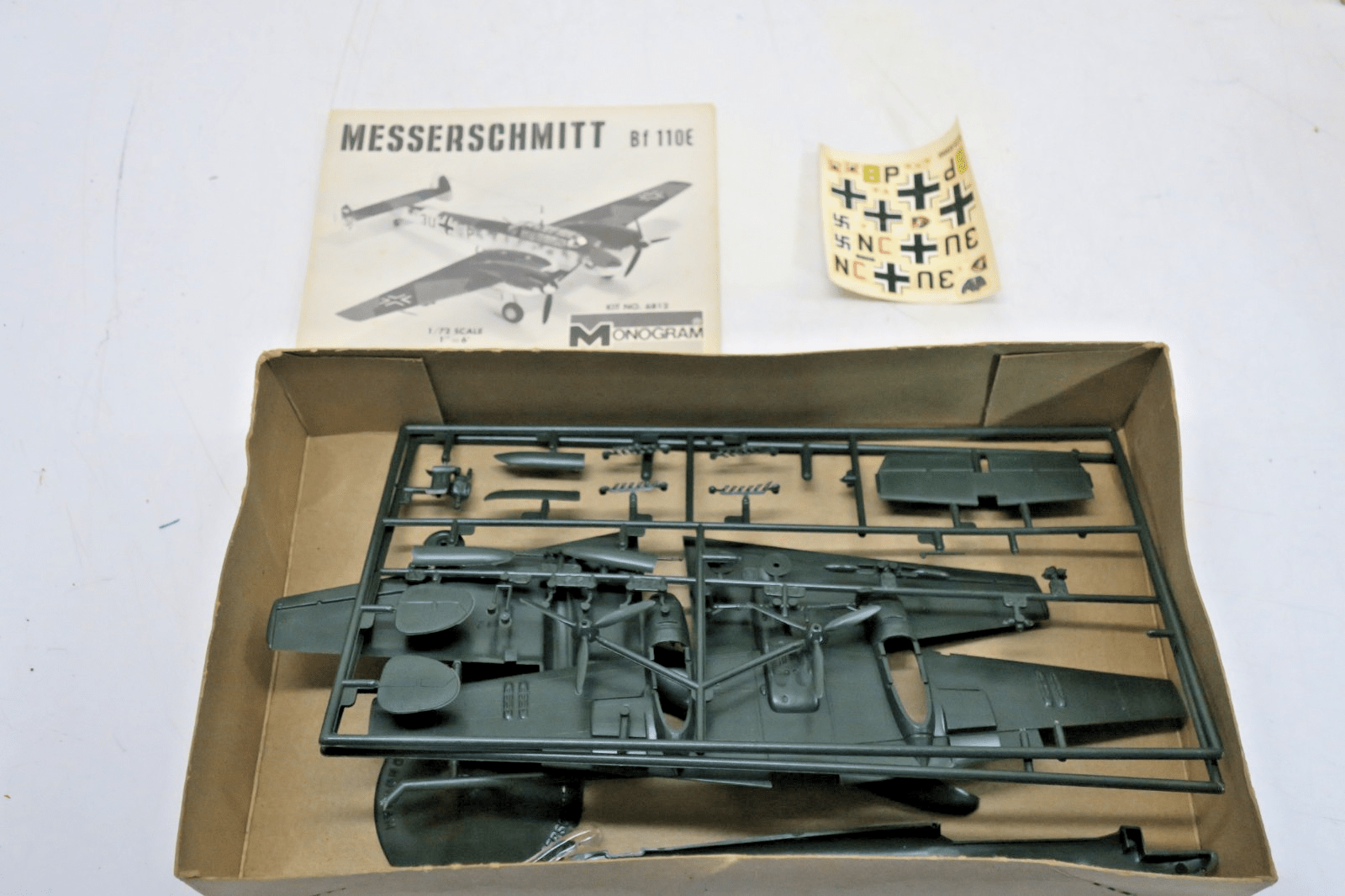 Monogram 1/72 Messerschmitt BF - 110 Model Kit 6812 - WISE GUYS HOBBIES LLC