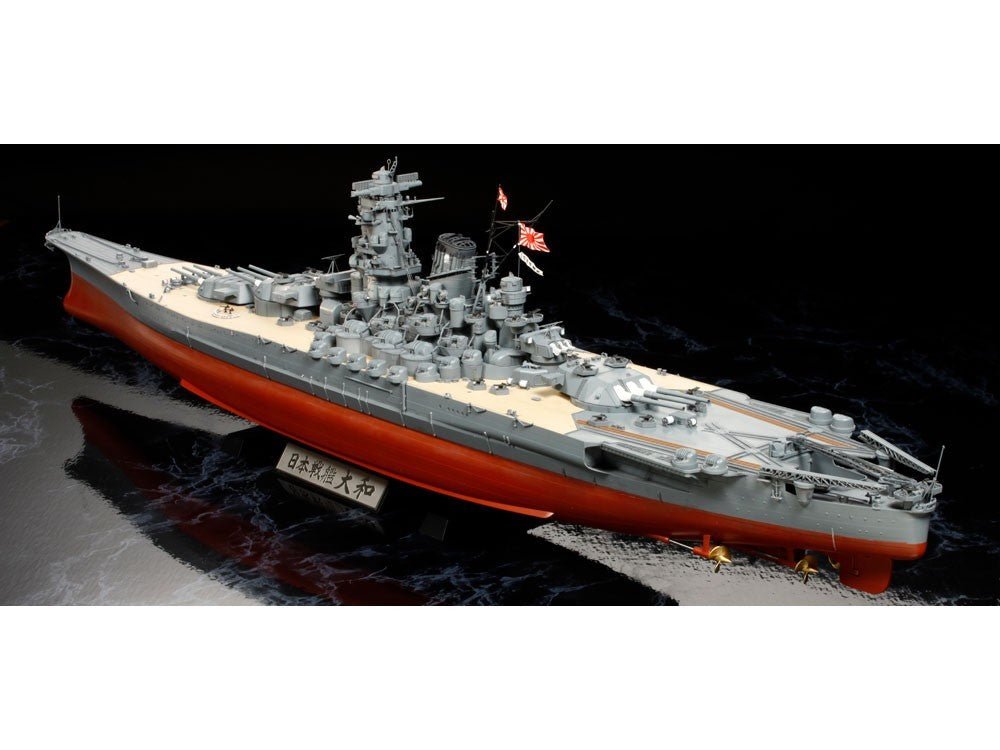 Tamiya 1/350 Japanese Battleship Yamato Model Kit - WISE GUYS HOBBIES LLC