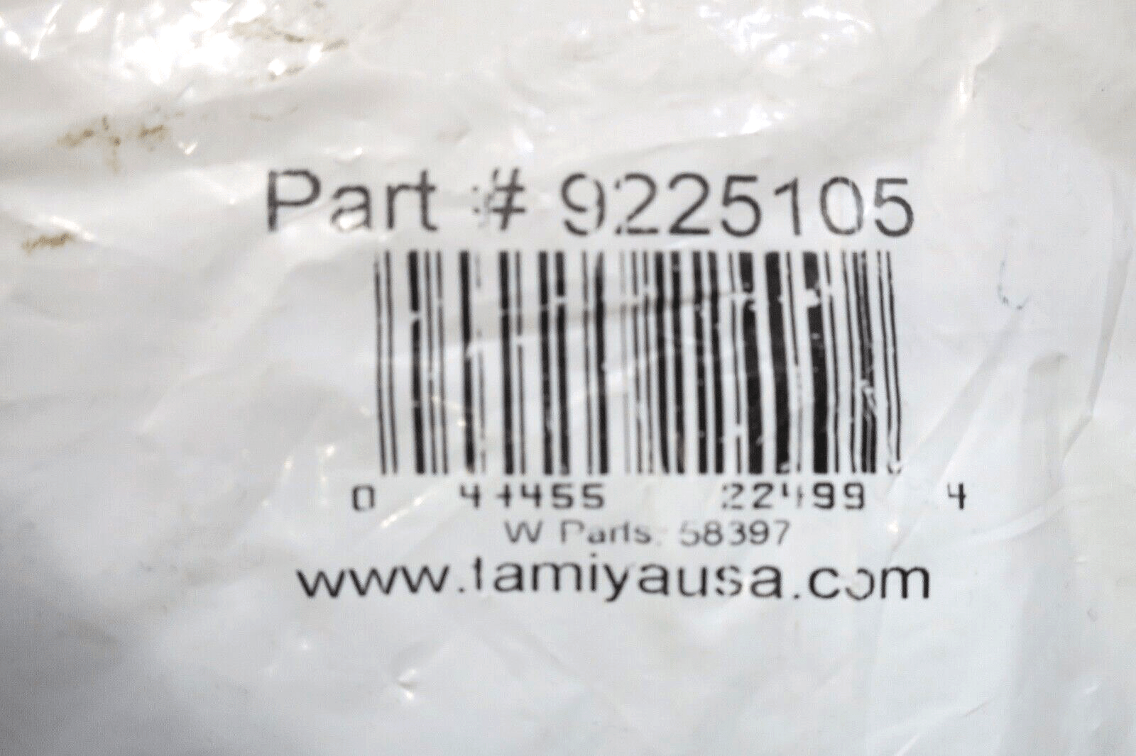 Tamiya Genuine RC Parts 9225105 W Parts for Toyota Hilux - WISE GUYS HOBBIES LLC