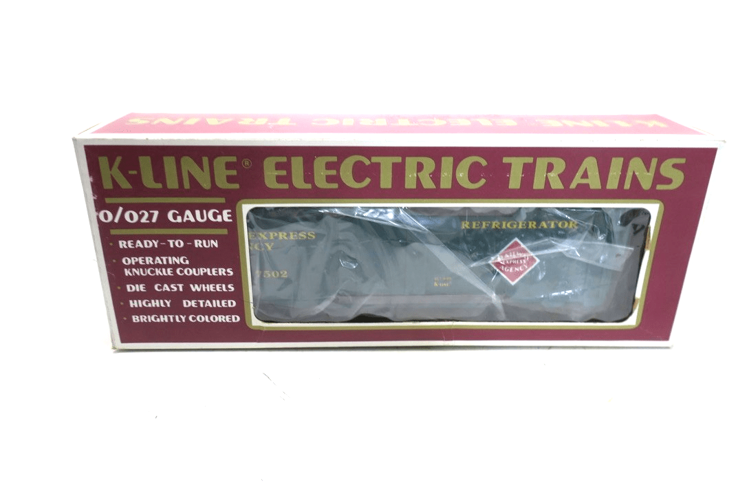 K - Line 0 027 Gauge K - 7502 REA steel Door Reefer Car - WISE GUYS HOBBIES LLC