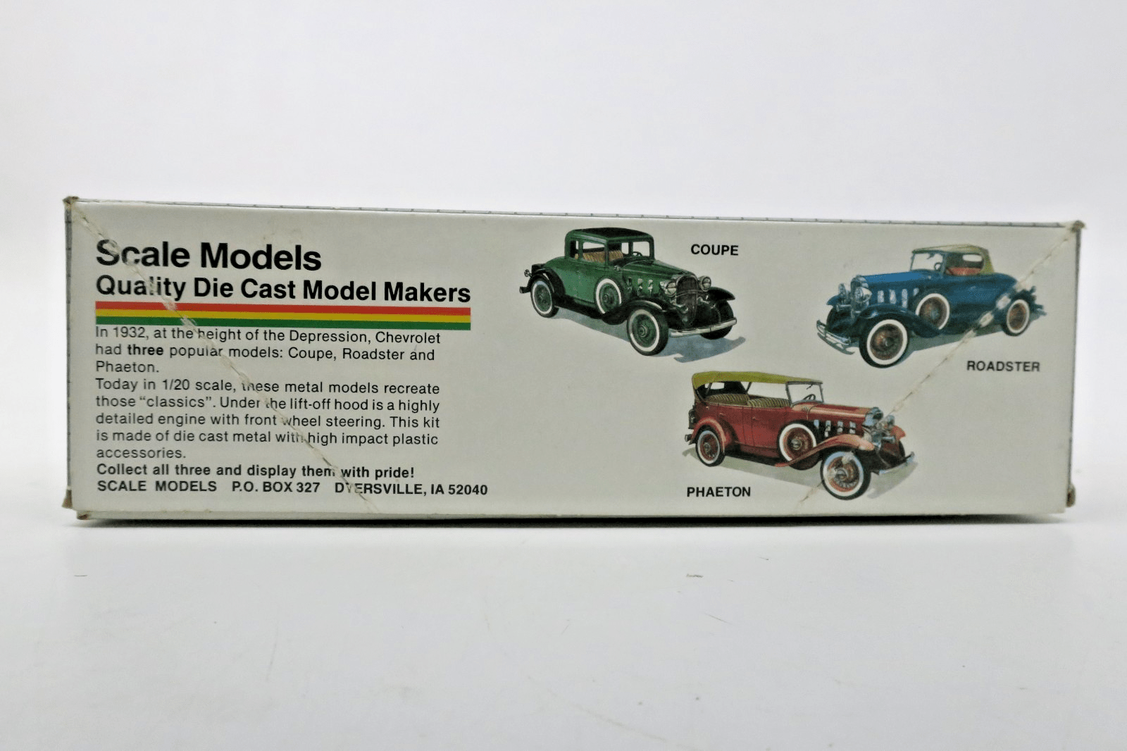 Vintage JLE/Hubley 1932 Chevrolet "Roadster" Model Kit 4003 - WISE GUYS HOBBIES LLC