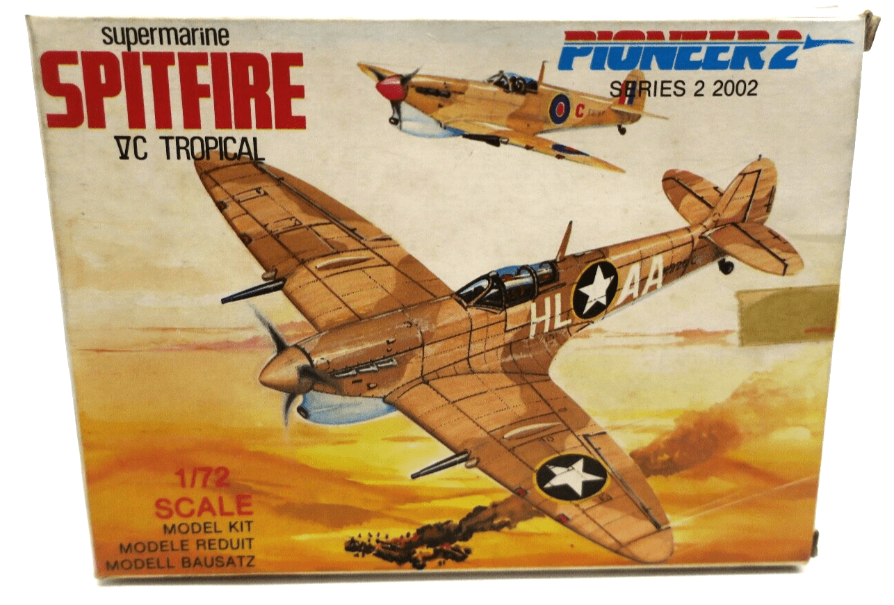 Pioneer 2 1/72 Supermarine Spitfire Tropical Model Kit - WISE GUYS HOBBIES LLC