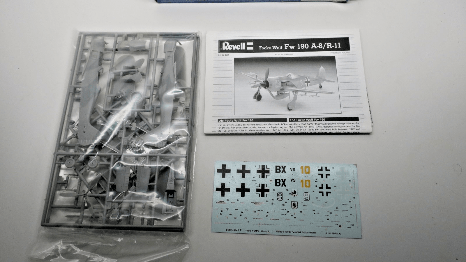Revell 1/72 Focke - Wulf Fw 190 A - 8/R - 11 Model Kit 04165 - WISE GUYS HOBBIES LLC