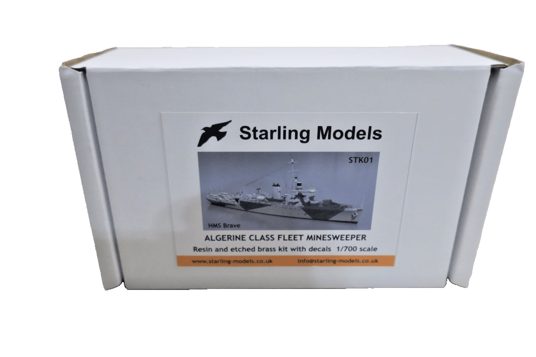 Starling Models HMS Brave, Algerine class minesweeper 1/350 Model Kit STK01 - WISE GUYS HOBBIES LLC