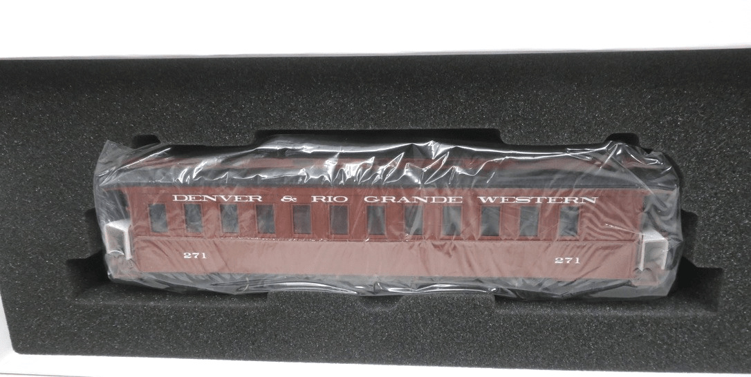NEW! Sn3 PBL D&RGW 271 Coach Red Factory Painted W/ Interior and Lighting - WISE GUYS HOBBIES LLC