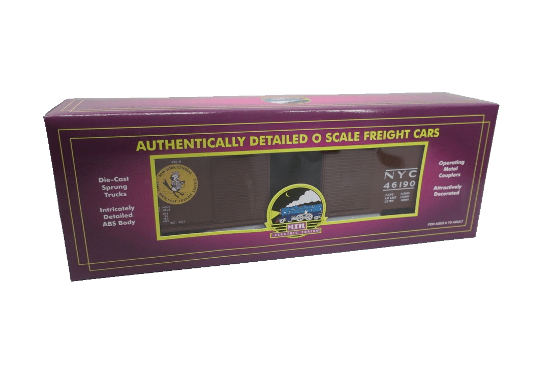 MTH 20 - 90017A New York Central 50' Double Door Boxcar 46190 - WISE GUYS HOBBIES LLC
