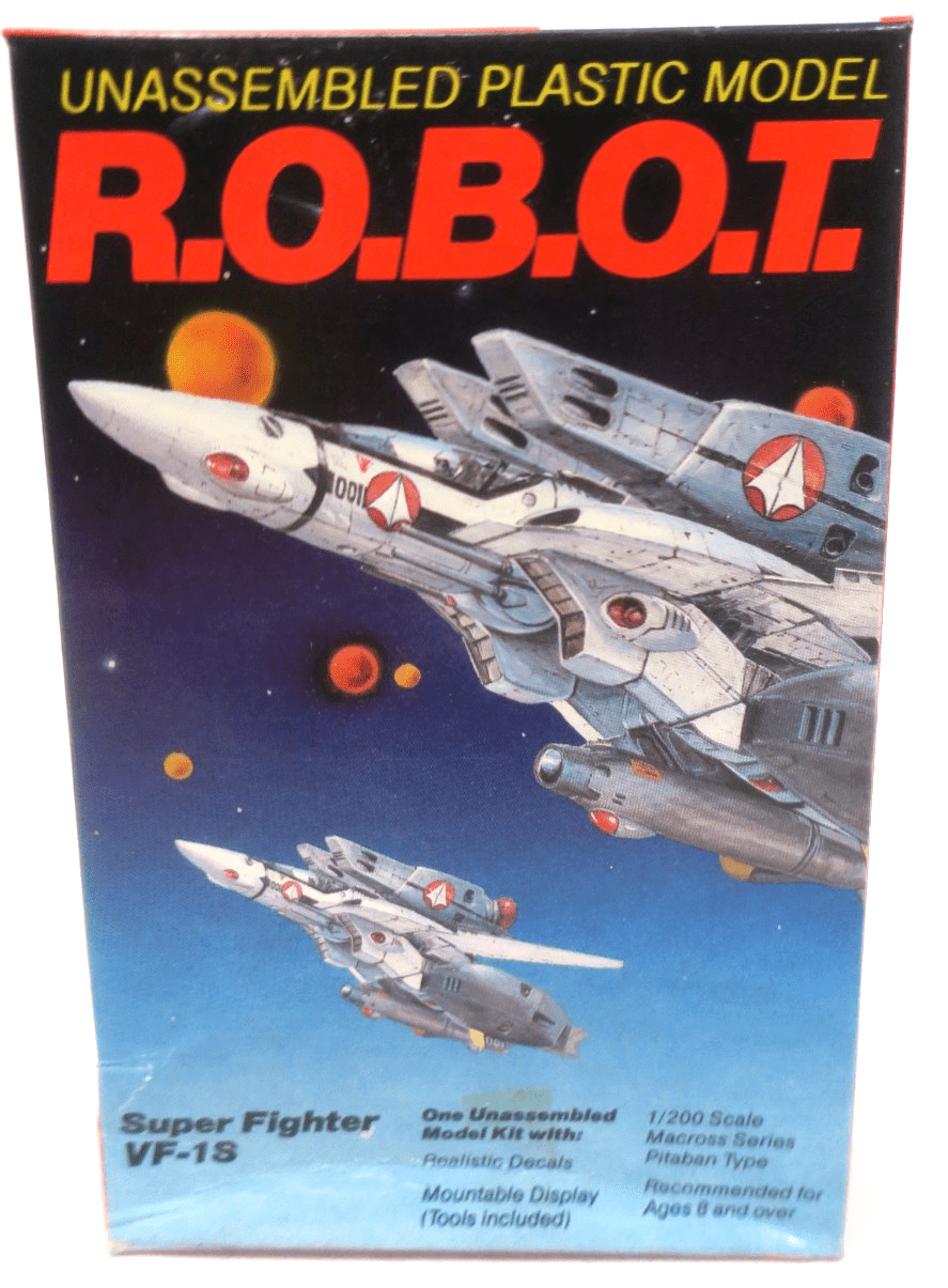Testors ROBOTS 1/200 Super Fighter VF-1S Model Kit 0031 - WISE GUYS HOBBIES LLC