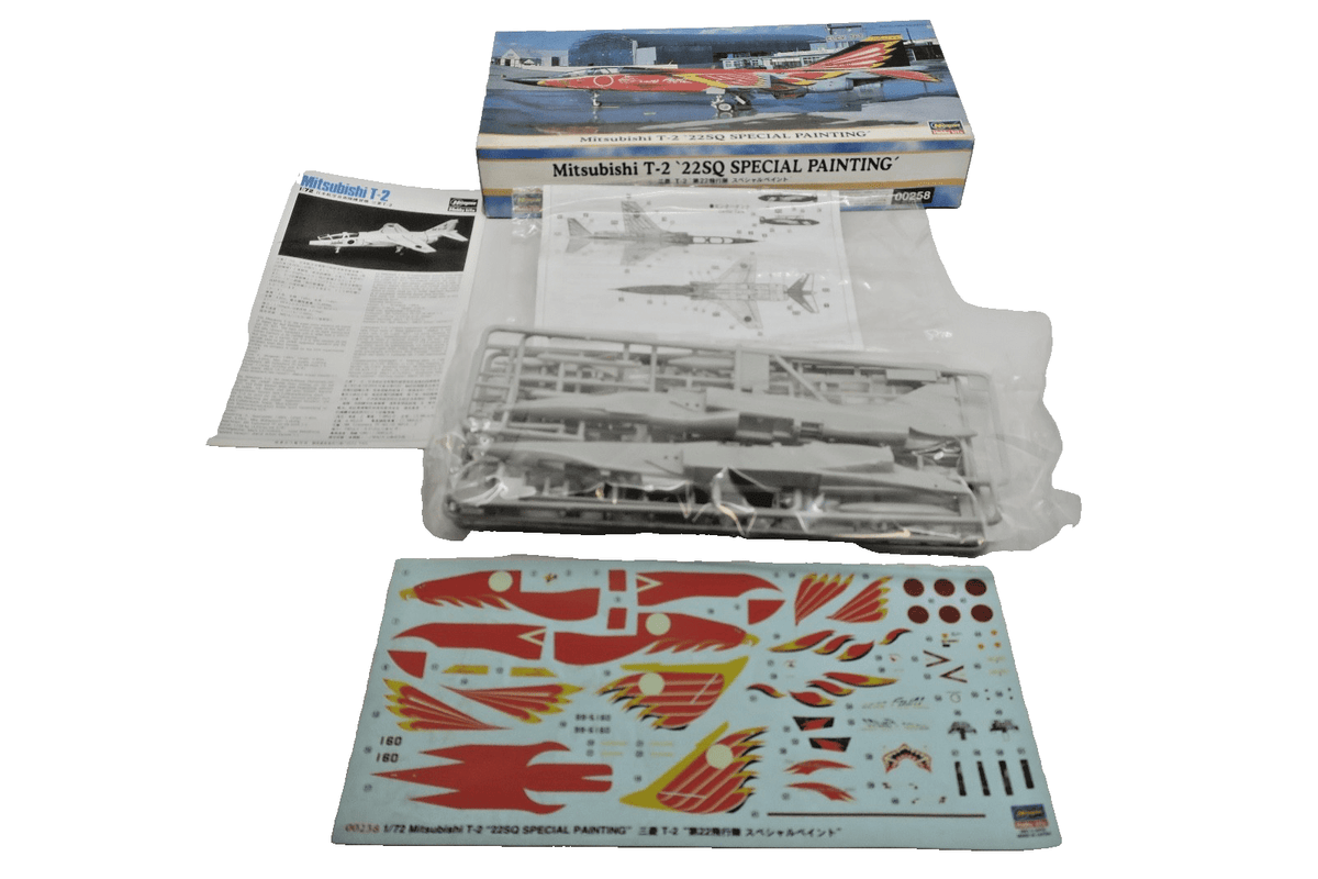 Hasegawa 1/72 Mitsubishi T - 2 22SQ Special Painting Model Kit - WISE GUYS HOBBIES LLC
