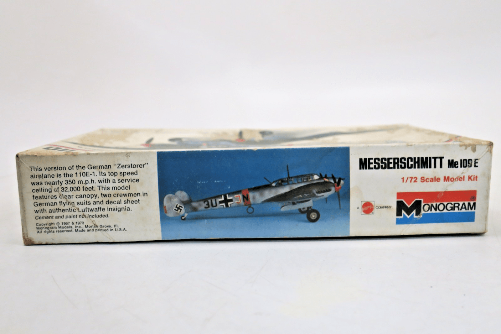 Monogram 1/72 Messerschmitt BF - 110 Model Kit 6812 - WISE GUYS HOBBIES LLC