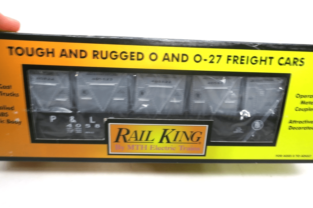 30-7253 MTH Pittsburgh & Lake Erie (405823) Gondola w/5 LCL Containers - WISE GUYS HOBBIES LLC