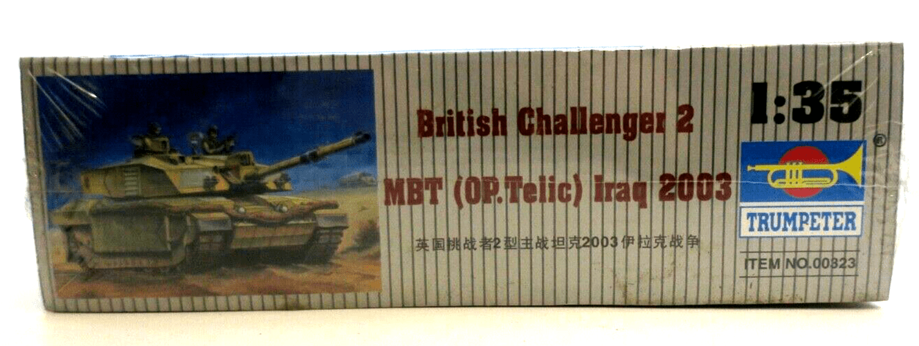 Trumpeter 1/35 British Challenger 2 MBT (CA Telic) Iraq 2003 Model Kit - WISE GUYS HOBBIES LLC