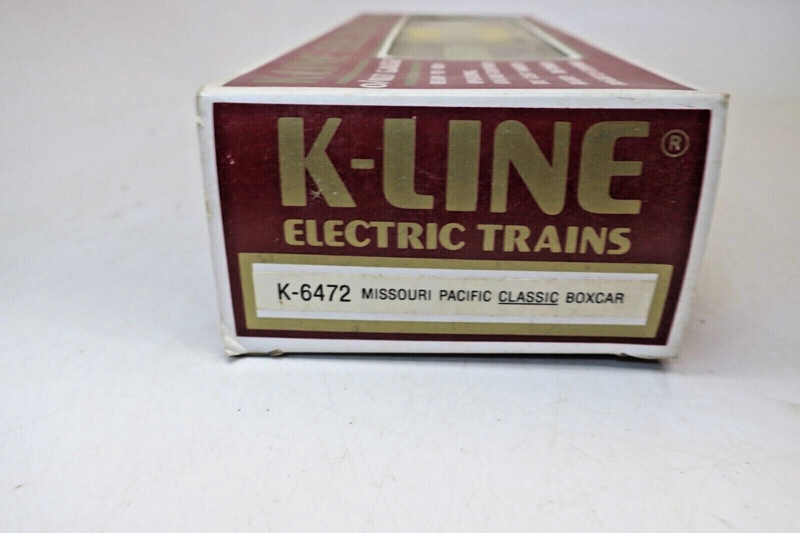 K-LINE MISSOURI PACIFIC CLASSIC BOXCAR K-6472 - WISE GUYS HOBBIES LLC