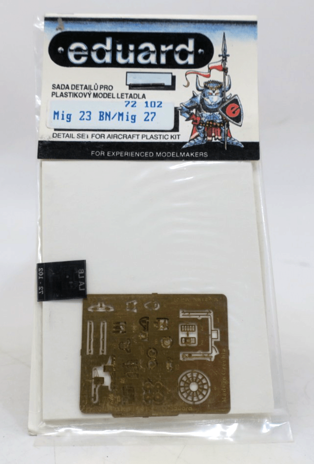 Eduard Photo Etch 1/72 MiG 23 BN / MiG 27 Detail Set 72 - 102 - WISE GUYS HOBBIES LLC