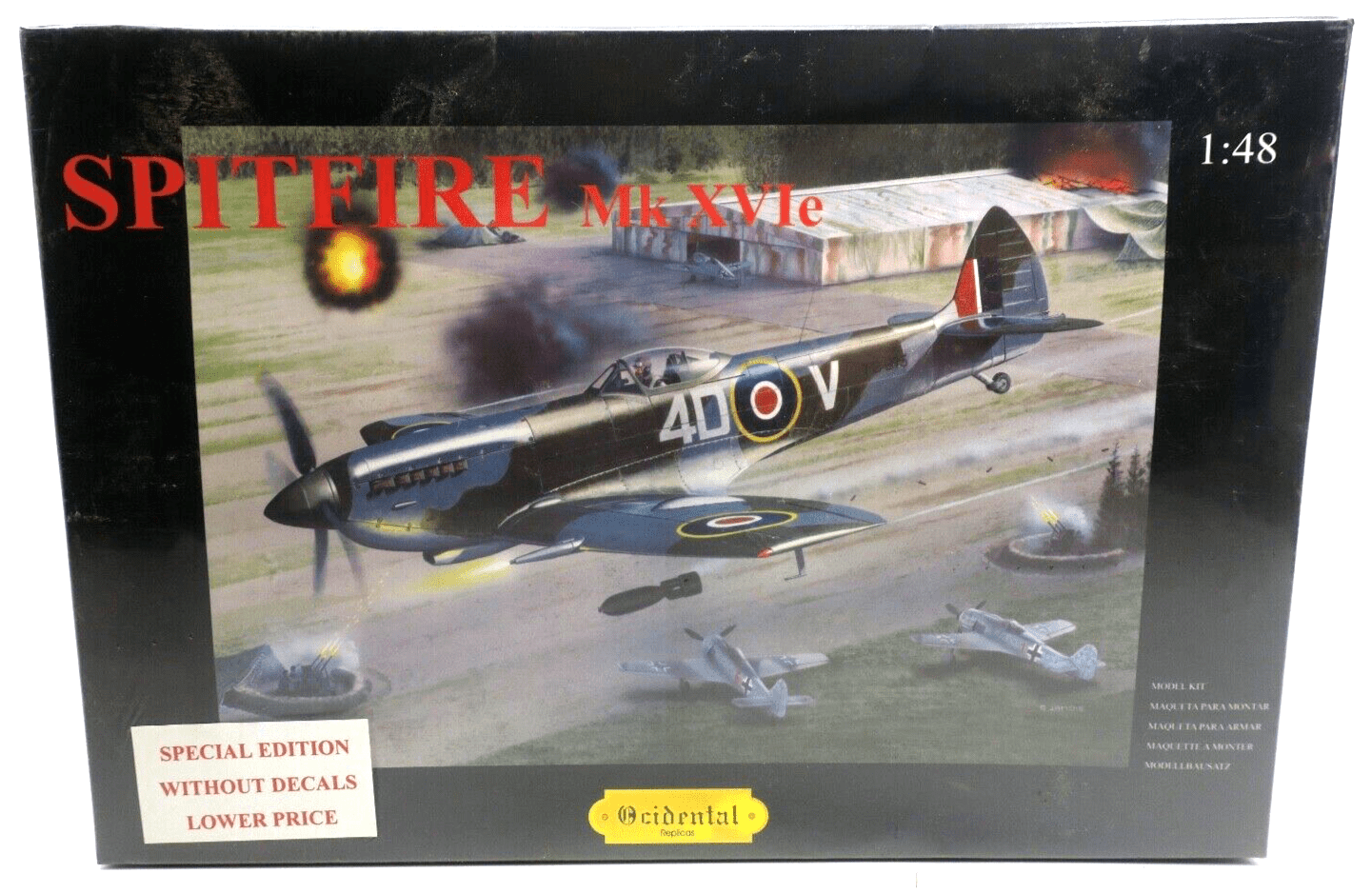 Ocidental 1/48 Spitfire Mk. XVIe Model Kit - WISE GUYS HOBBIES LLC