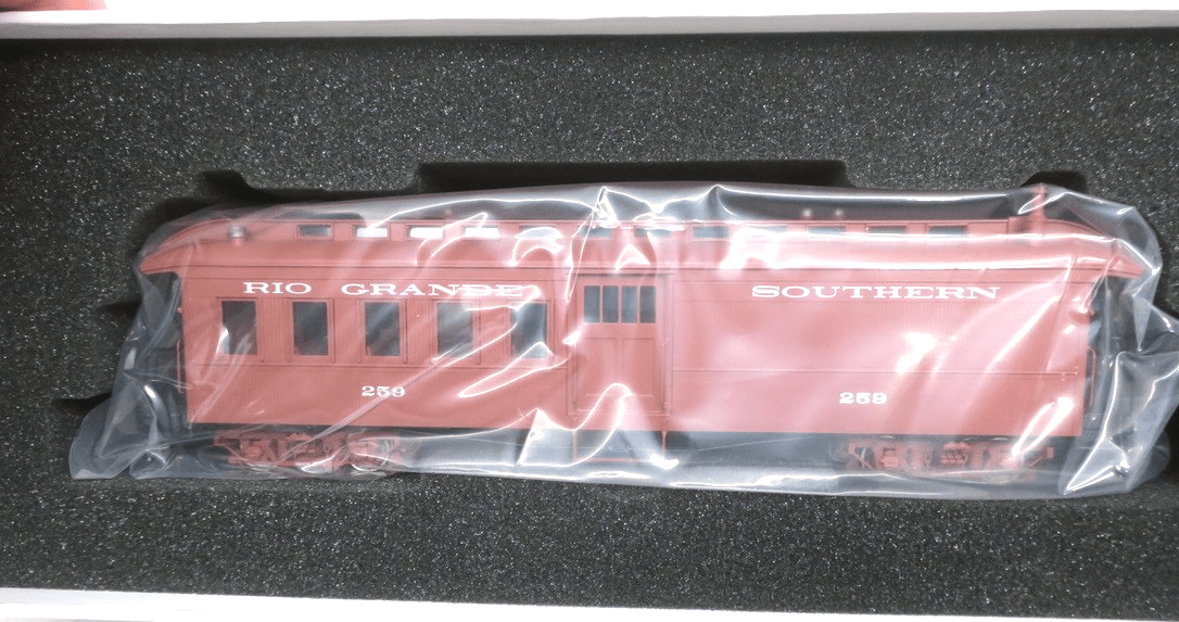 NEW! Sn3 PBL R.G.S. Outfit Car 271 Red Factory Painted W/ Interior and Lighting - WISE GUYS HOBBIES LLC